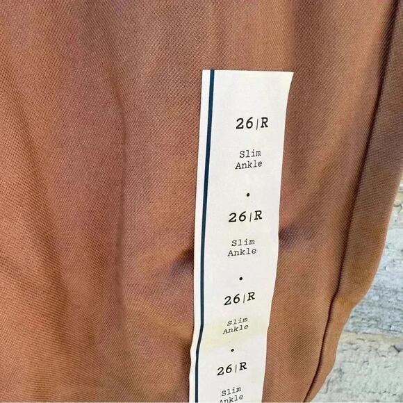 A new day womens dress pants tapered dark tan academia career  plus size26 - Picture 2 of 3